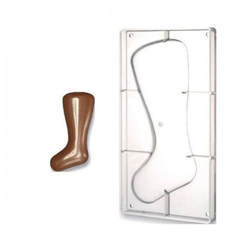 Befana stocking chocolate mold in polycarbonate